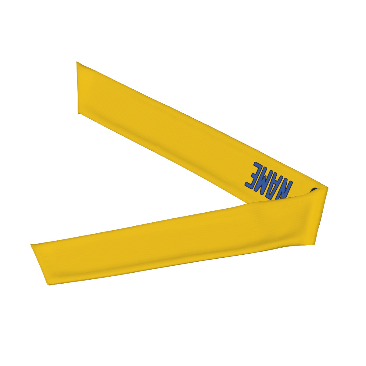Custom Gold Sky Blue Headband