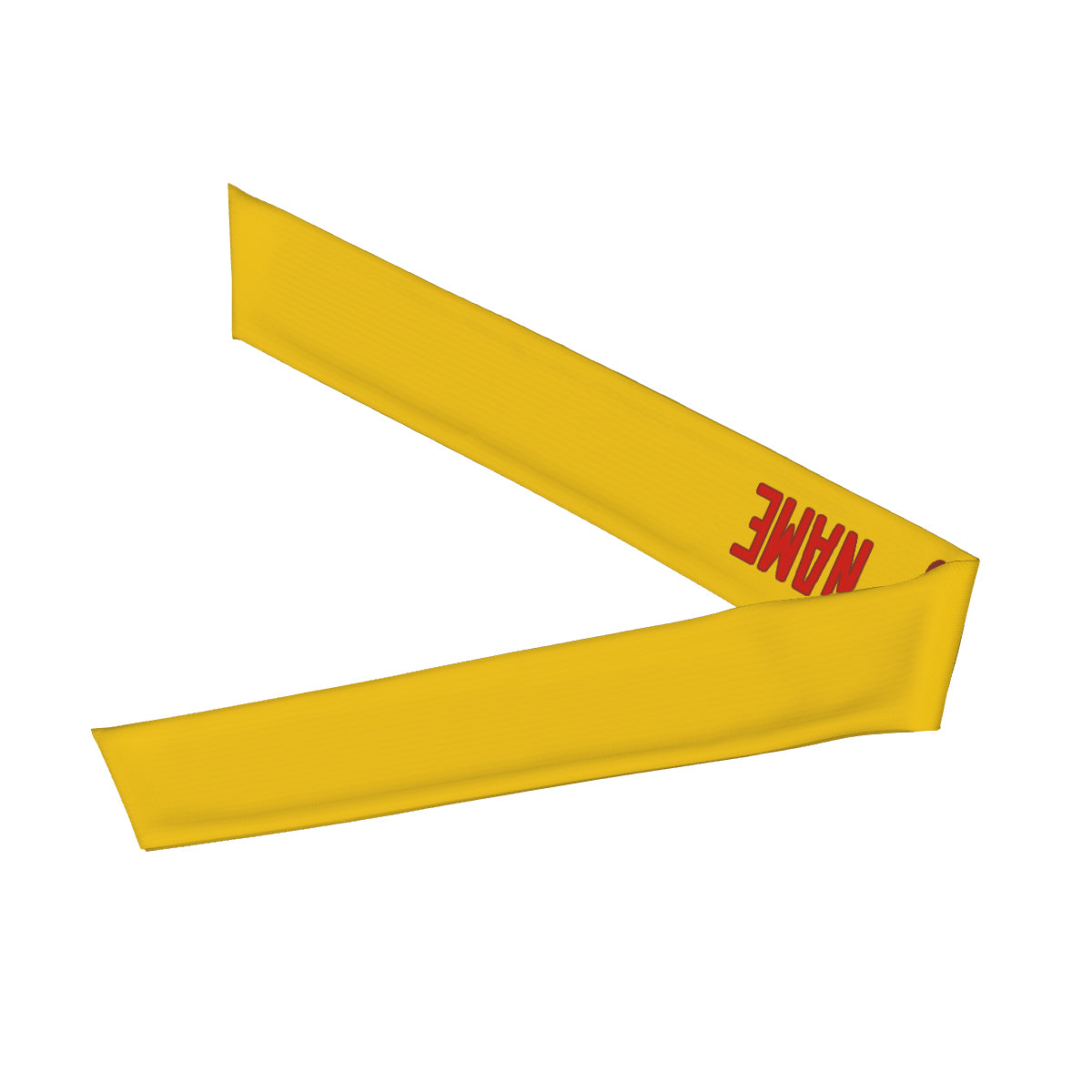 Custom Gold Orange Red Headband