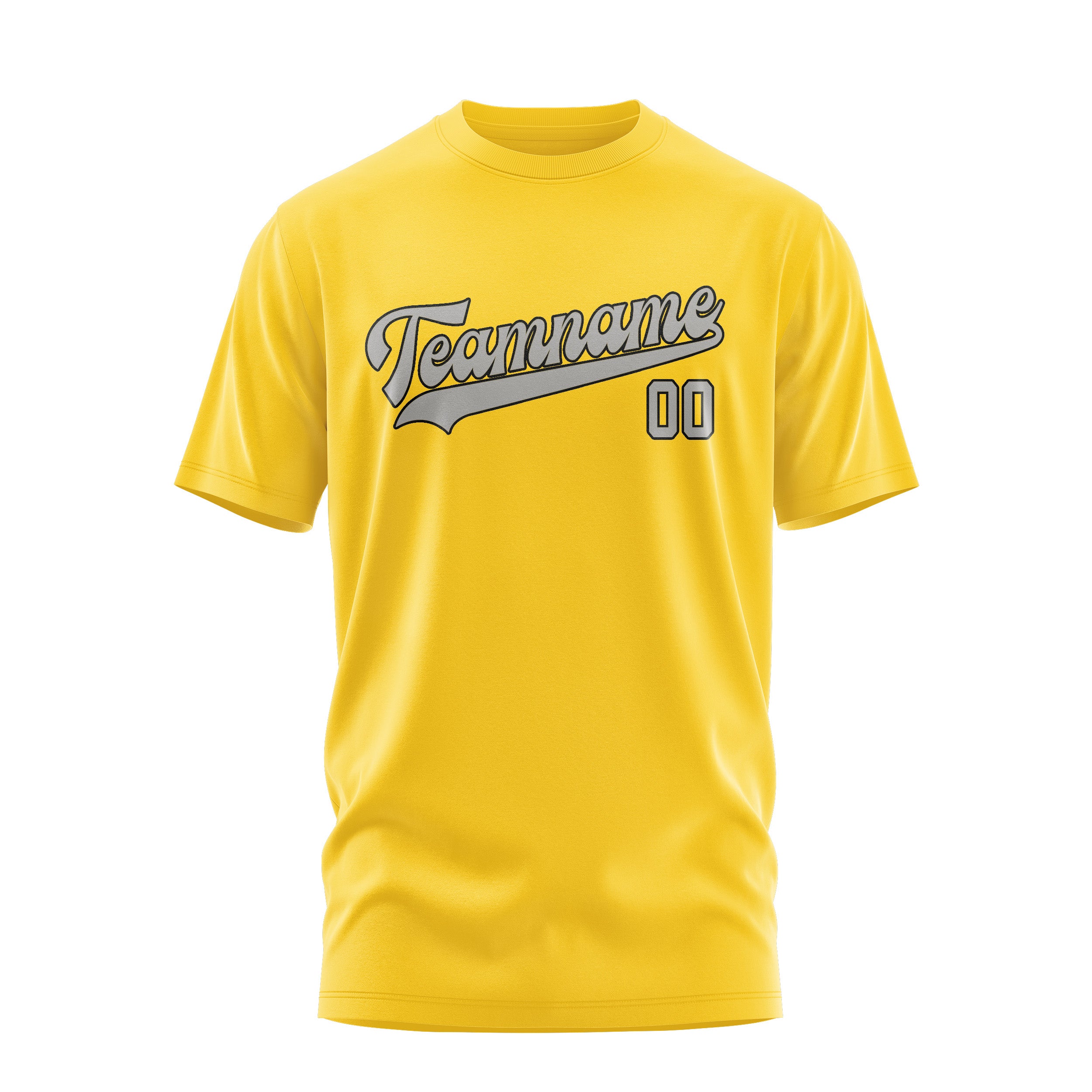 Custom Gold Gray T-Shirt