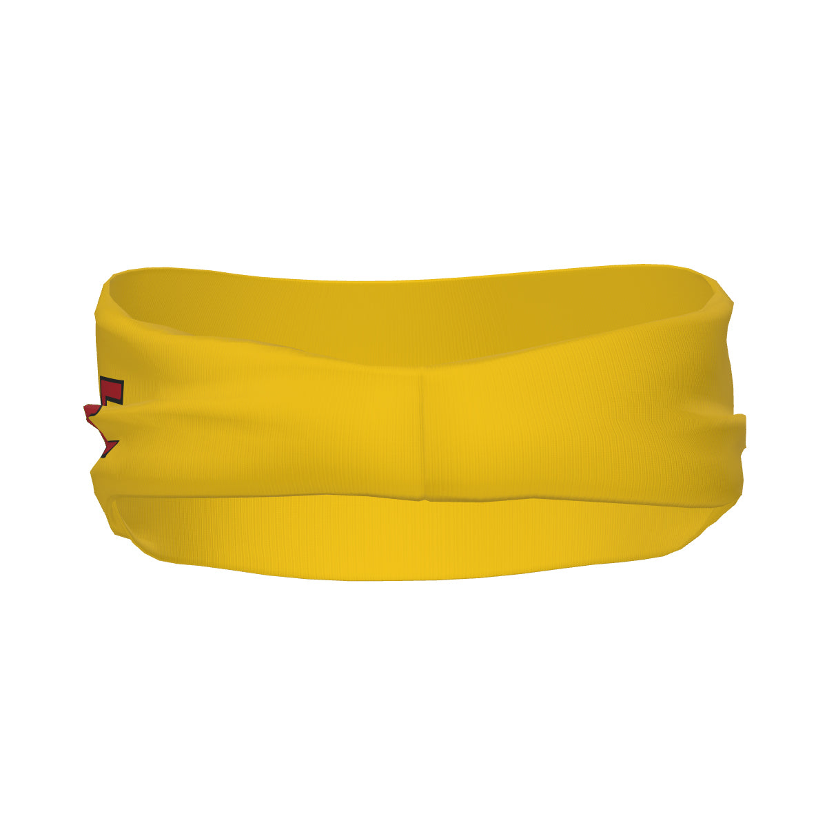 Custom Gold Red Sports headband