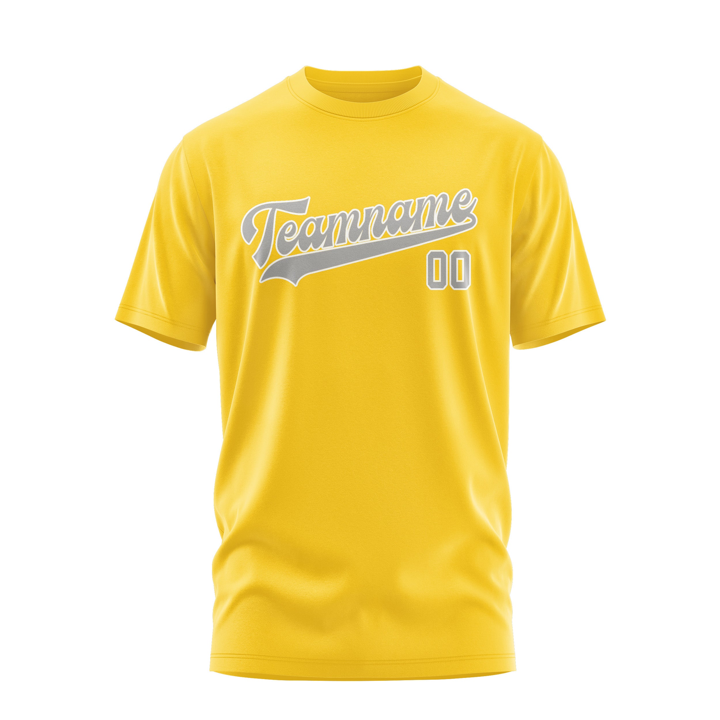 Custom Gold Gray T-Shirt