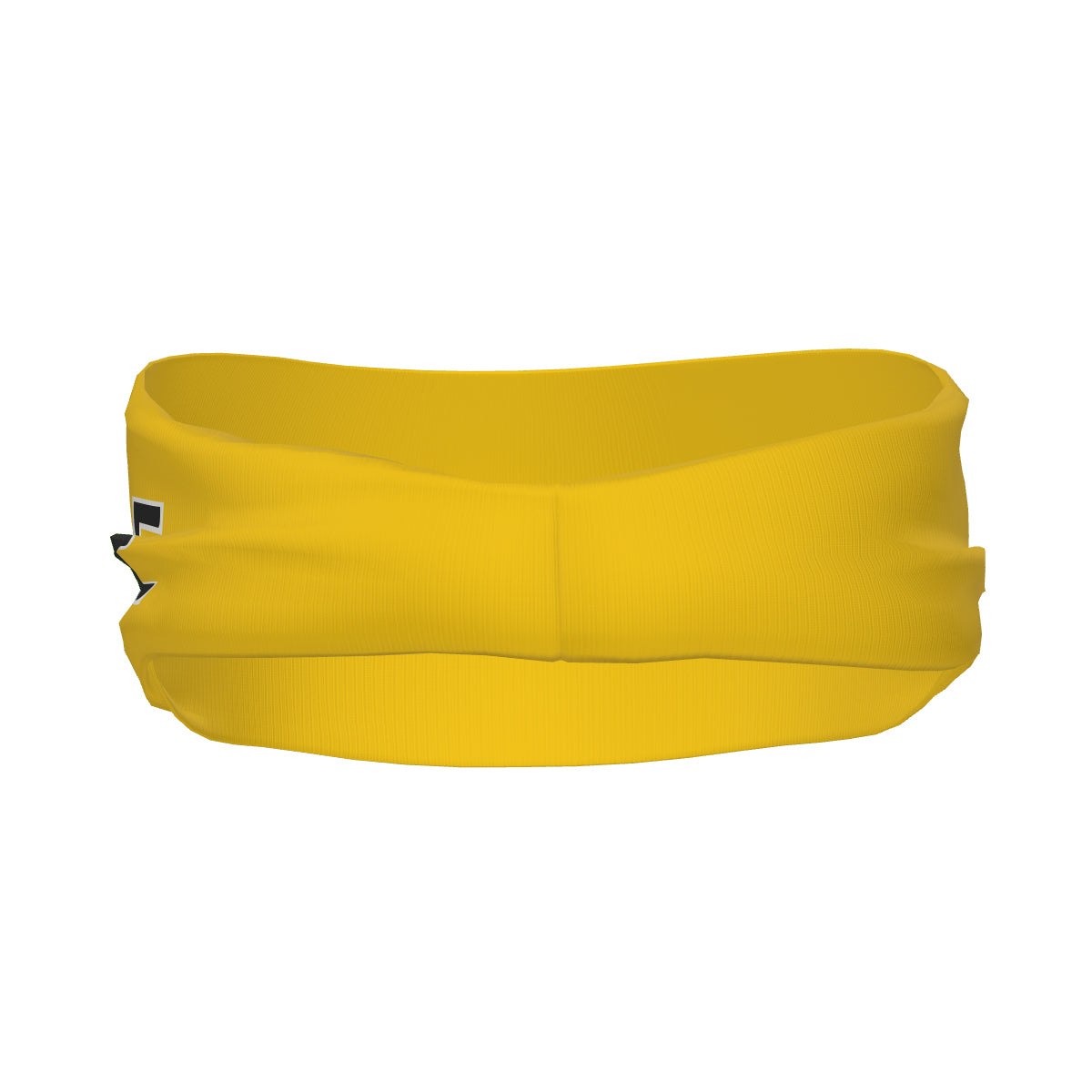 Custom Gold Black Sports headband