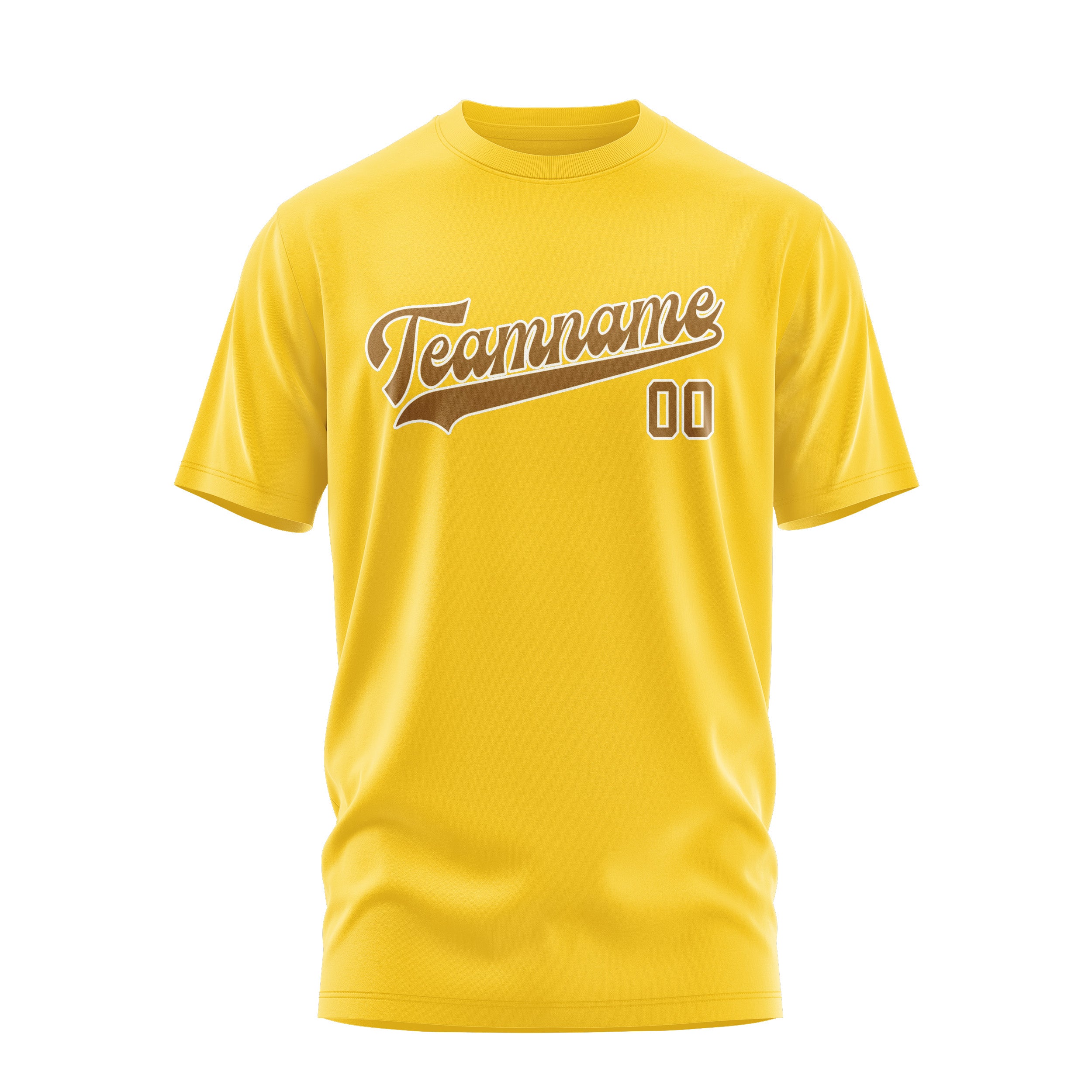 Custom Gold Khaki T-Shirt