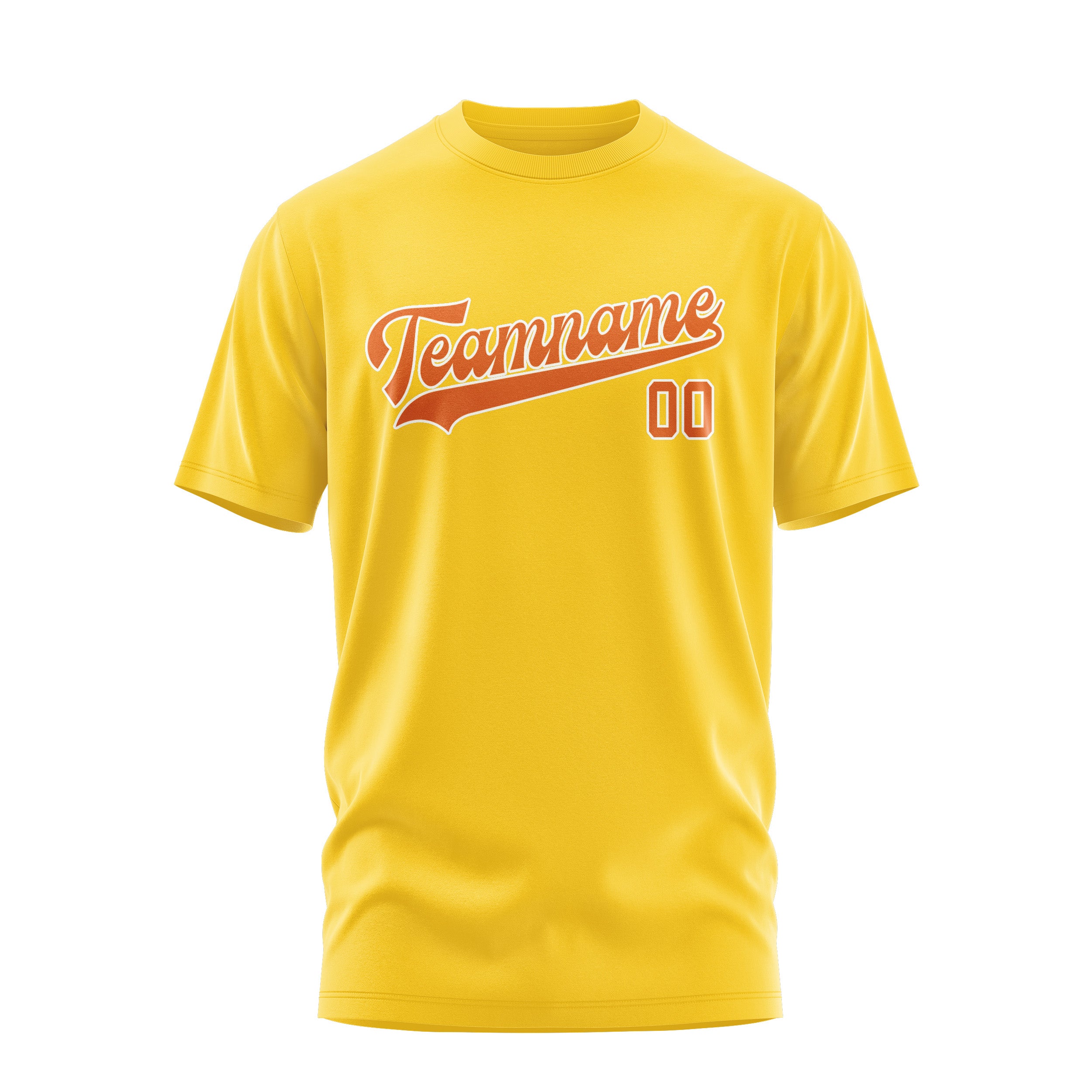 Custom Gold Orange T-Shirt