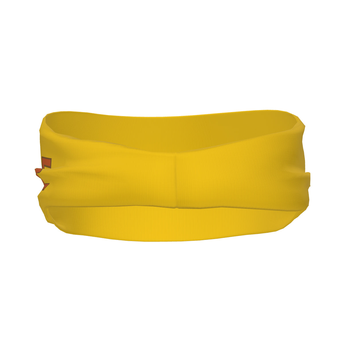 Custom Gold Orange Sports headband