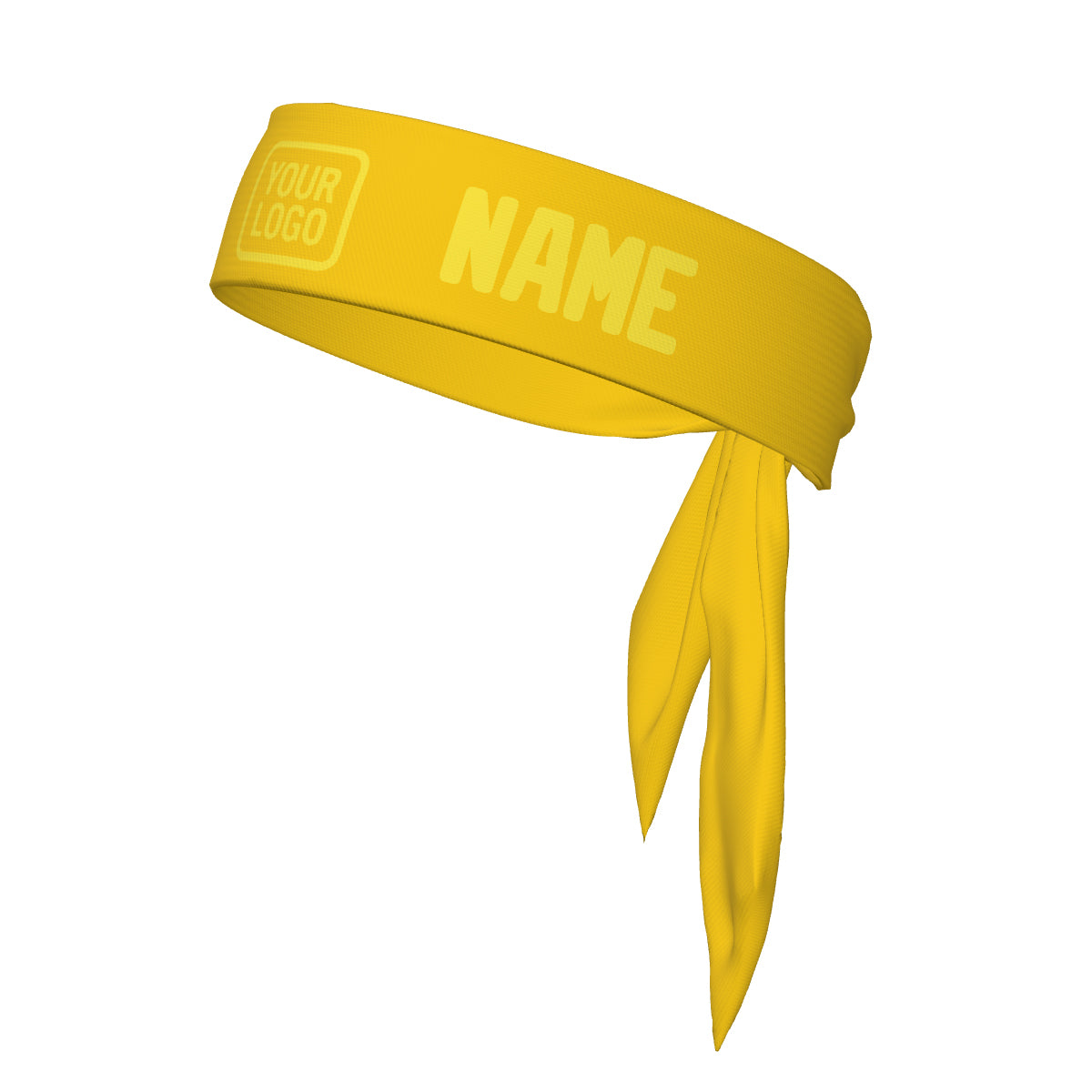 Custom Gold Light Yellow Headband