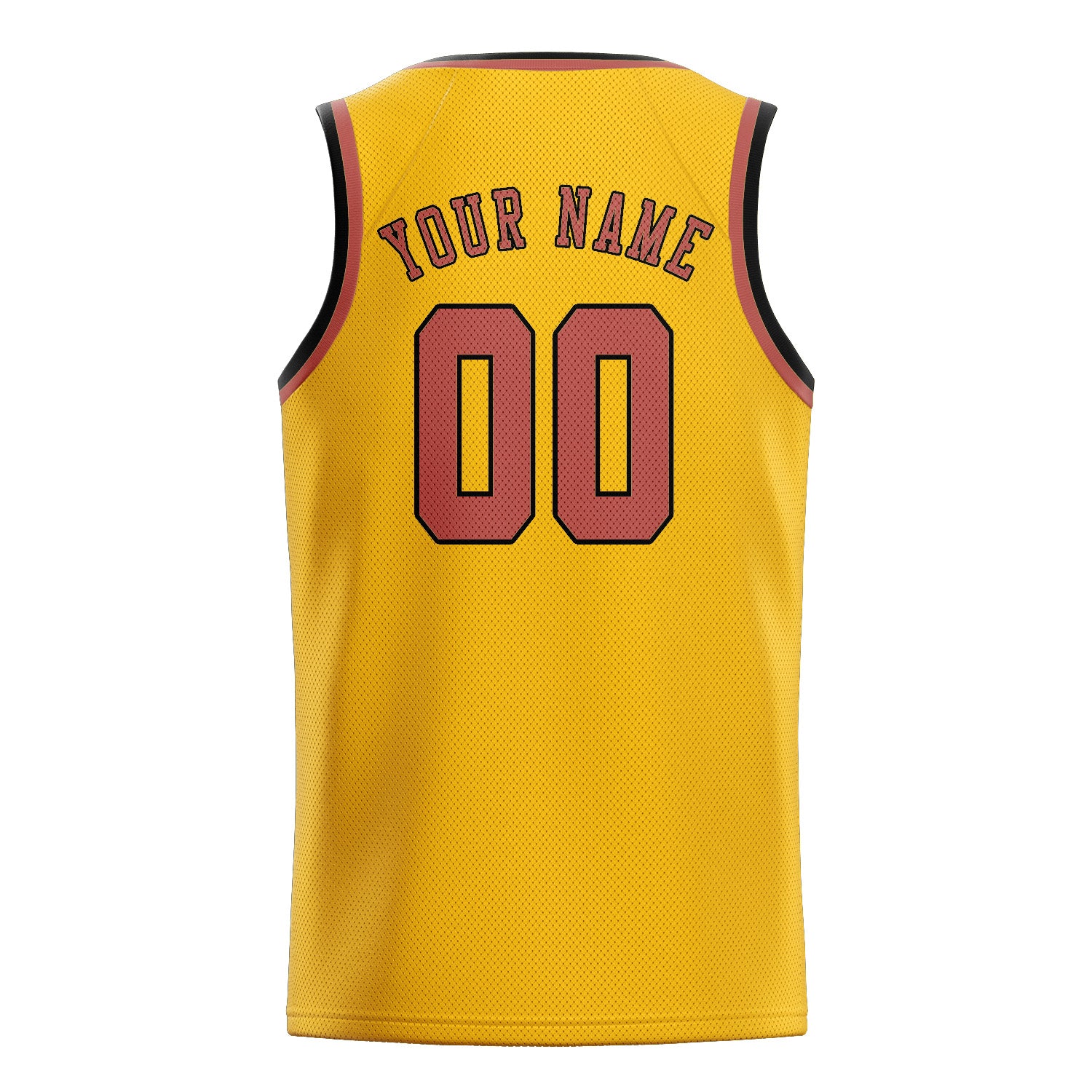 Custom Gold Copper Rose Basketball Jersey