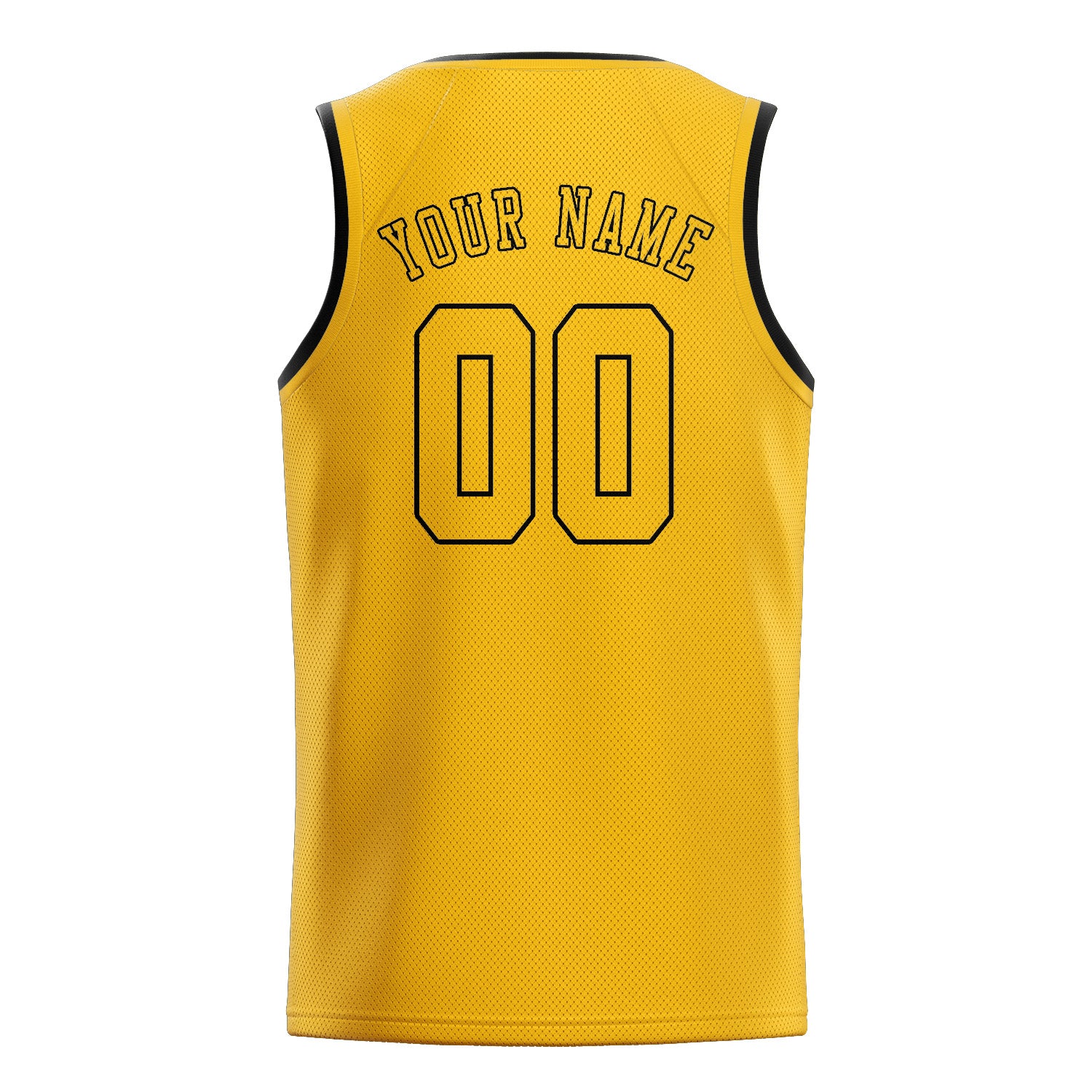 Custom Gold Gold Basketball Jersey