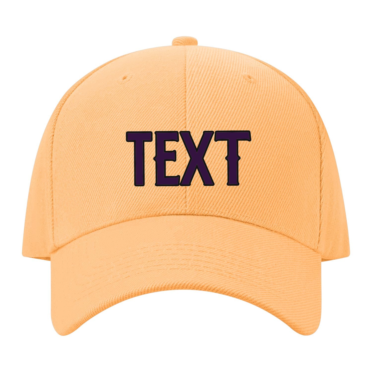 Custom Peach Powder Gray Hat 30B21707