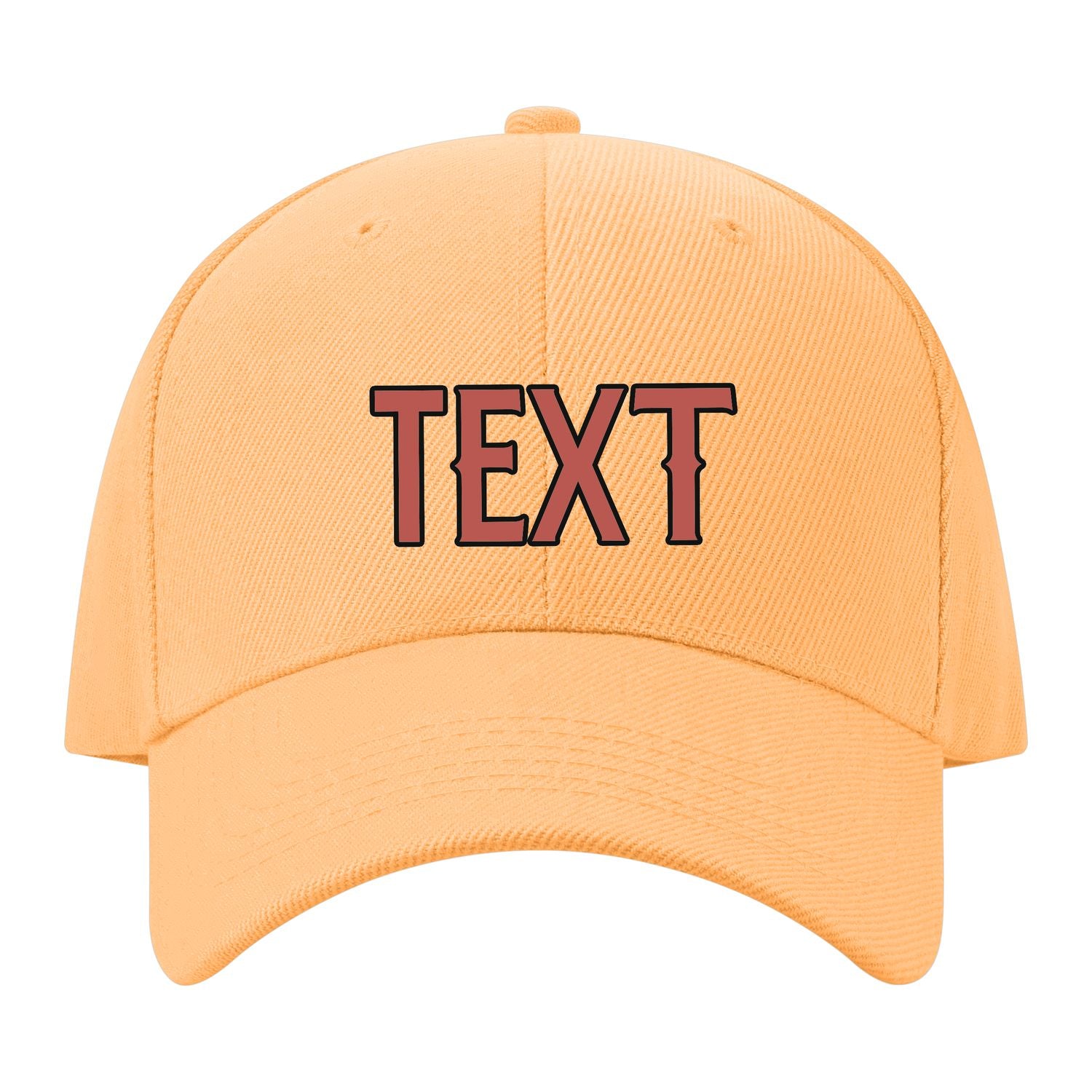 Custom Peach Powder Emerald Green Hat 30B21729