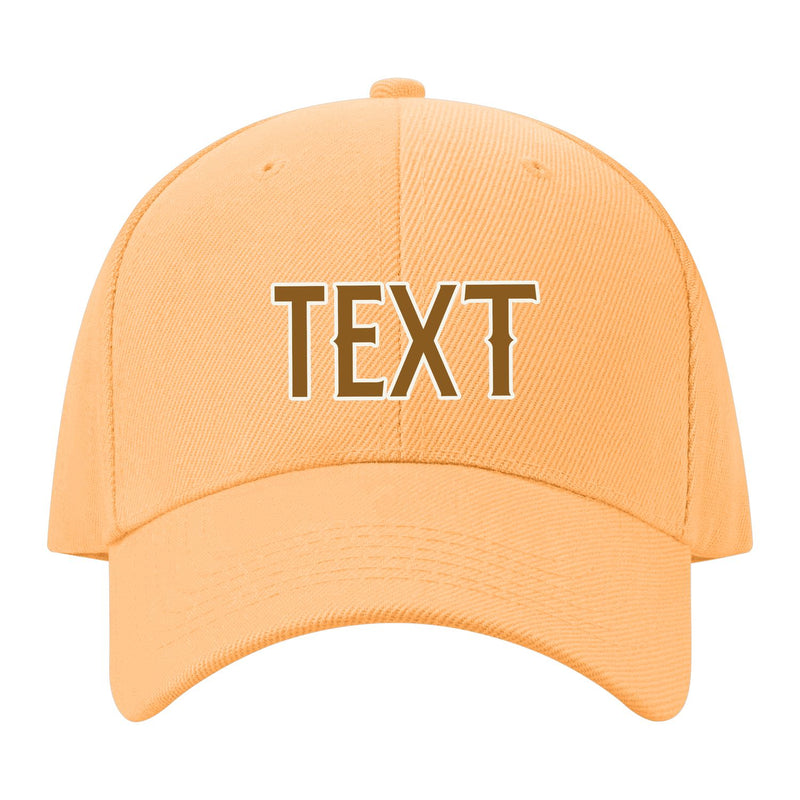 Custom Peach Powder Dark Green Hat 30B21822