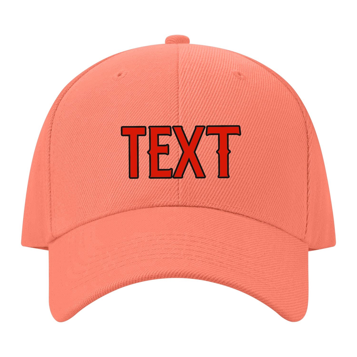 Custom Coral Pink Lavender Gray Hat 31B21712