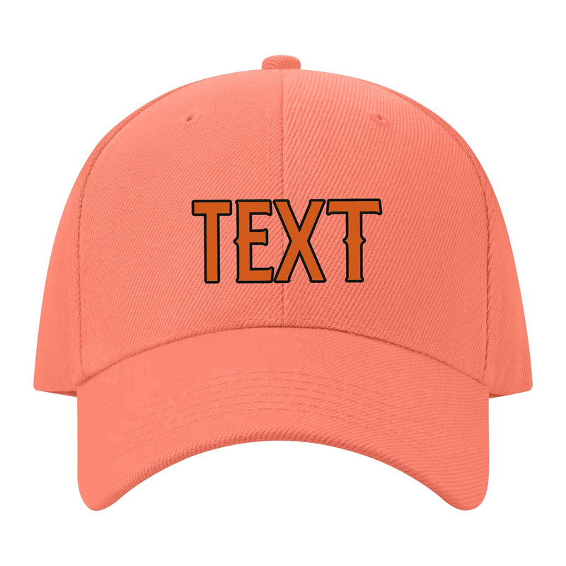 Custom Coral Pink Blue Green Hat 31B21728