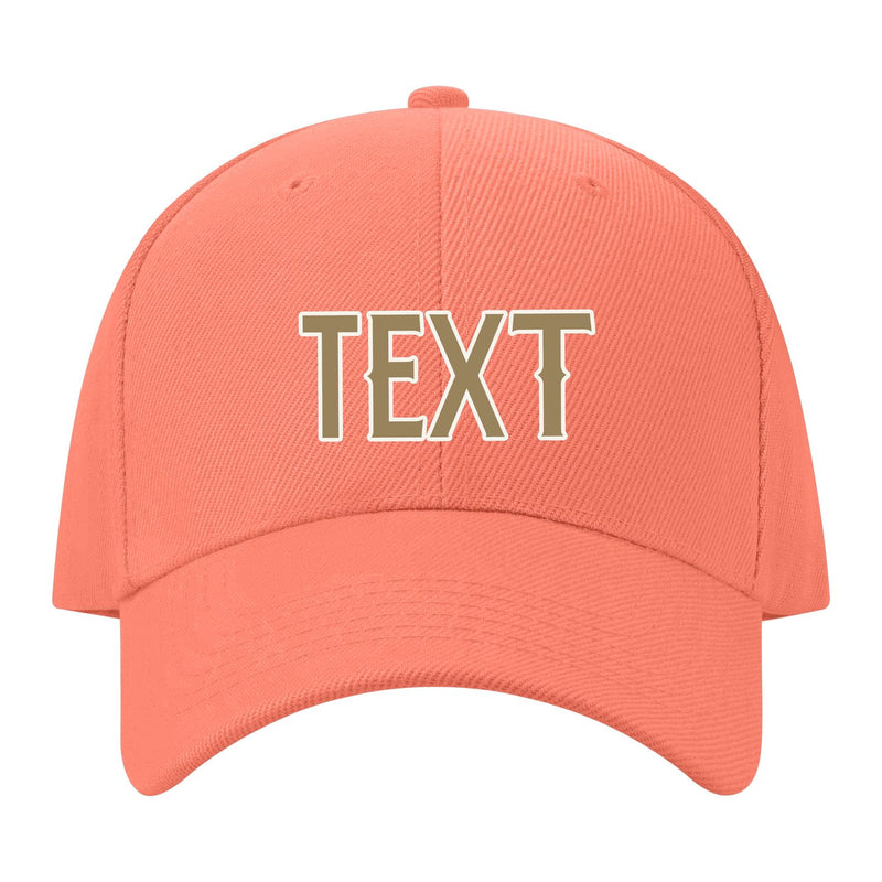 Custom Coral Pink Goldenrod Hat 31B21825
