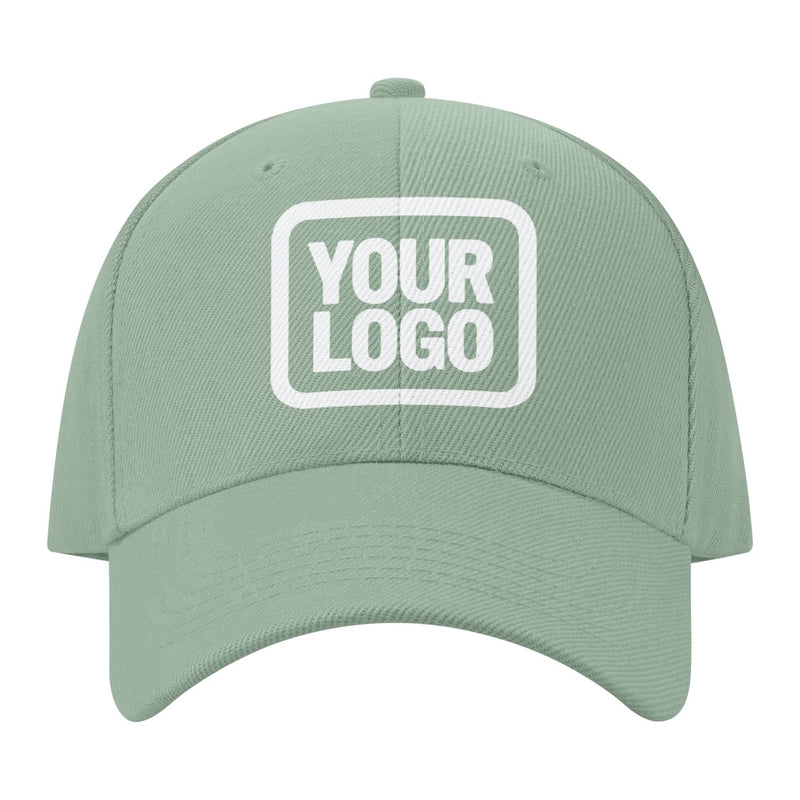 Custom Ash Green Pale Ice Blue Hat 32B118