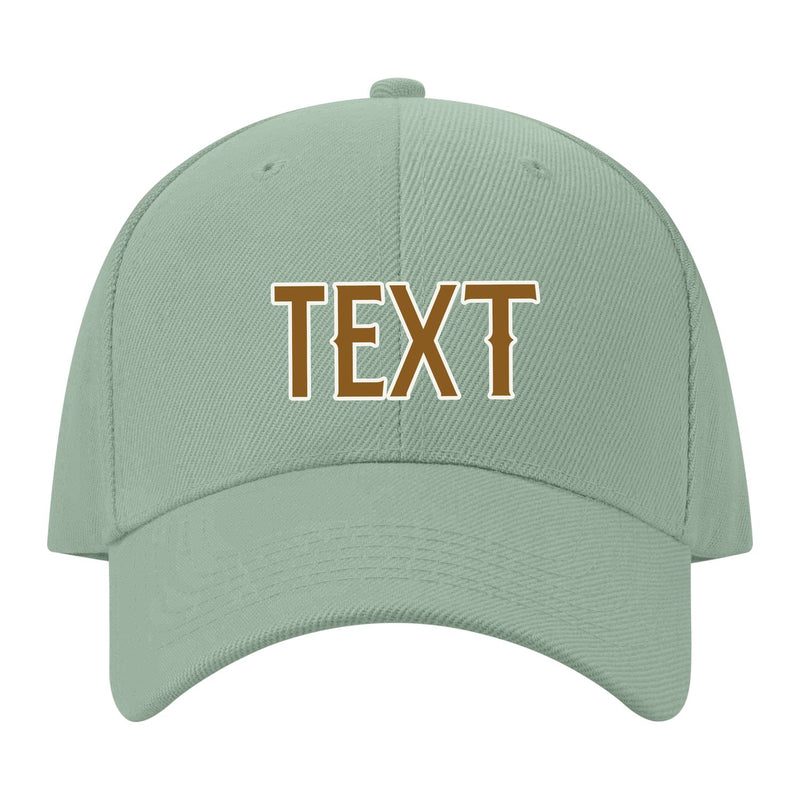 Custom Ash Green Dark Green Hat 32B21822