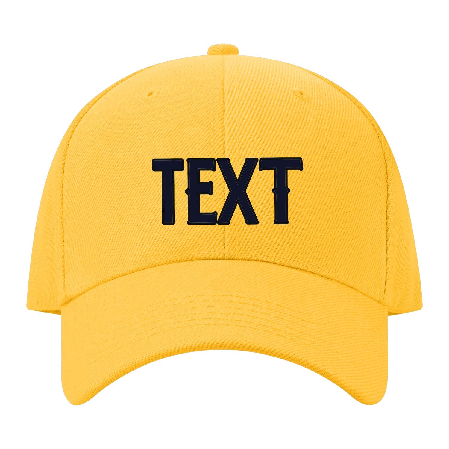 Custom Gold Pale Peach Hat 33B21711