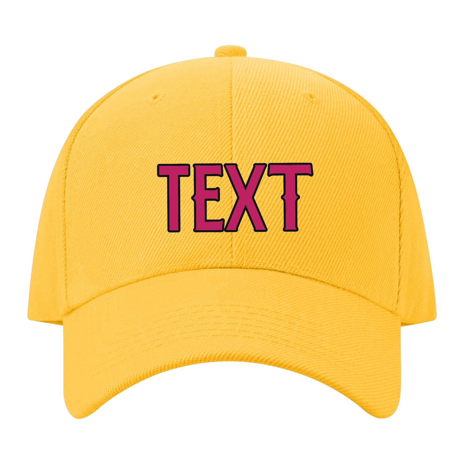 Custom Gold Light Pink Hat 33B21713