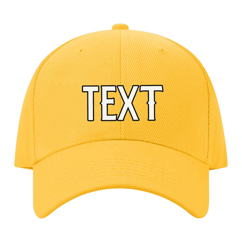 Custom Gold Pale Ice Blue Hat 33B21718