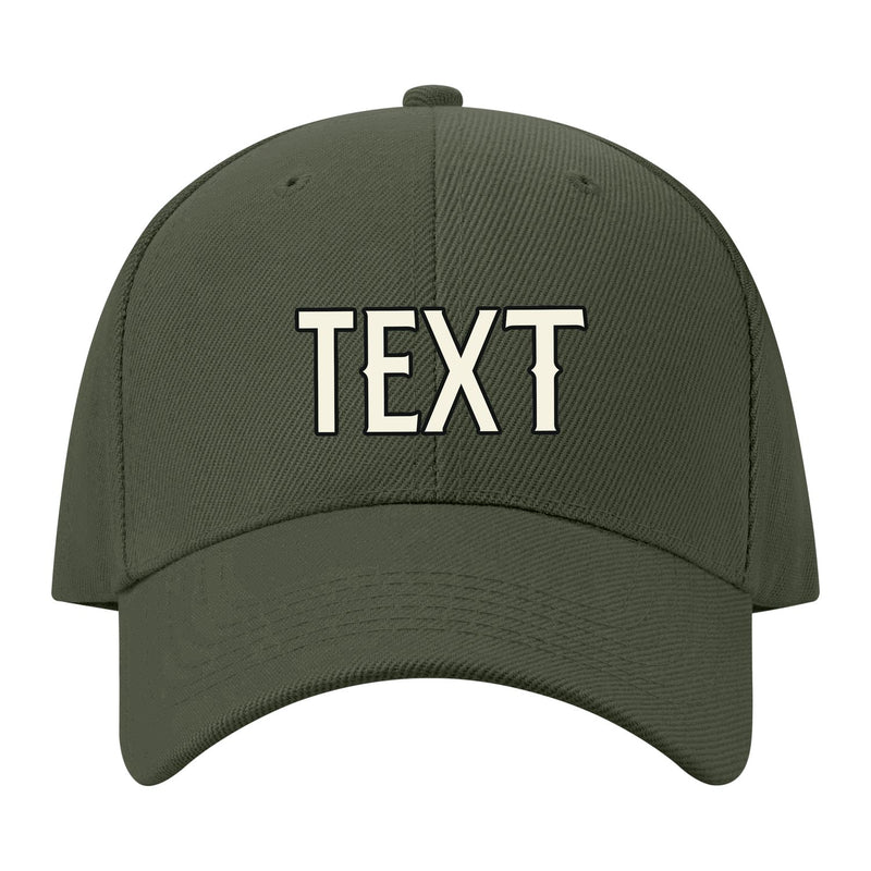 Custom Dark Green Light Purple Hat 34B21703