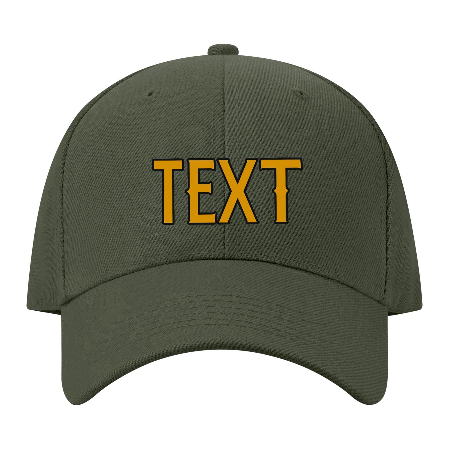 Custom Dark Green Sky Blue Hat 34B21719