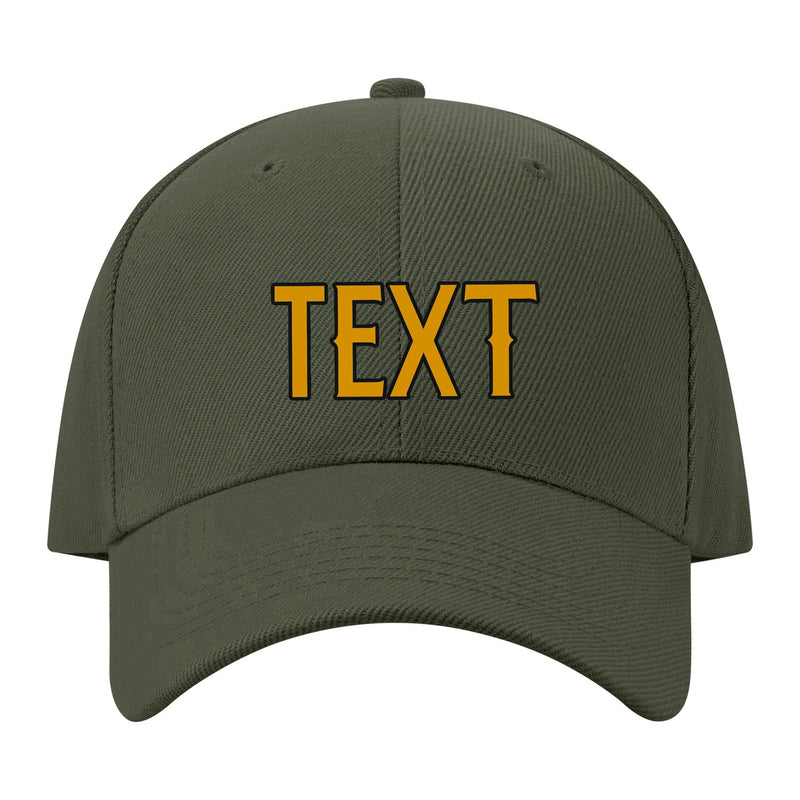 Custom Dark Green Sky Blue Hat 34B21719