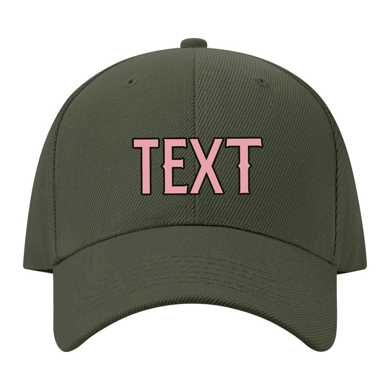 Custom Dark Green Light Emerald Green Hat 34B21721