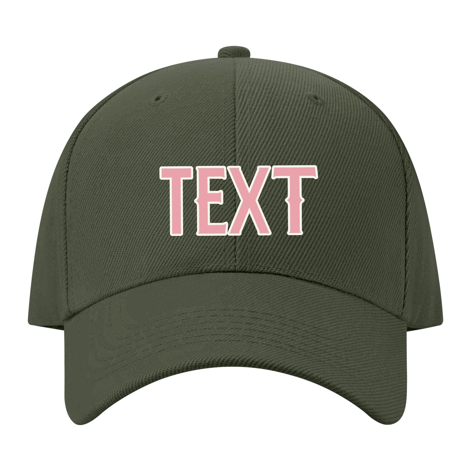 Custom Dark Green Light Emerald Green Hat 34B21821