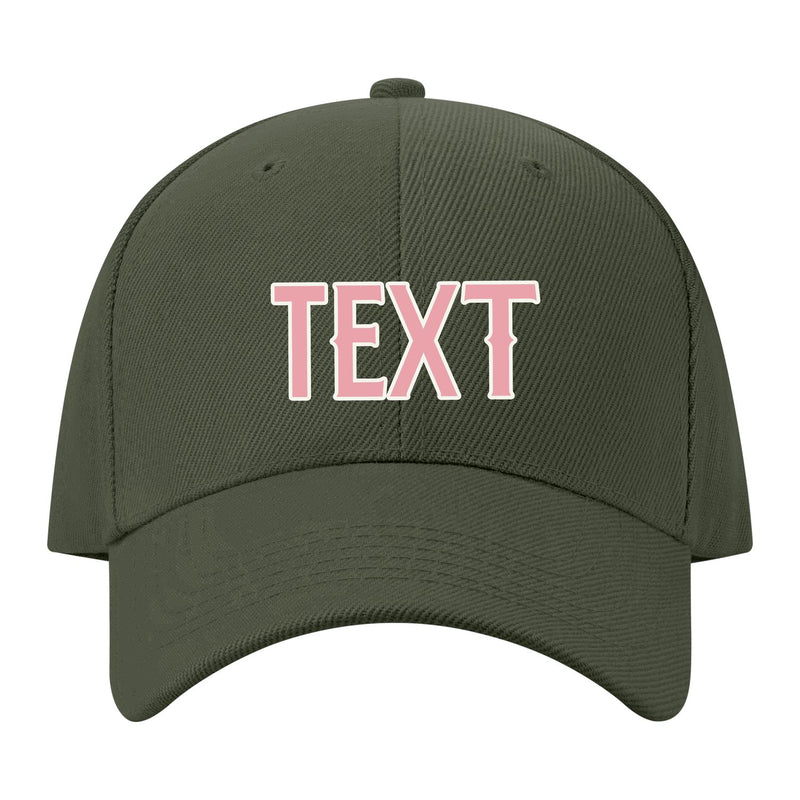 Custom Dark Green Light Emerald Green Hat 34B21821