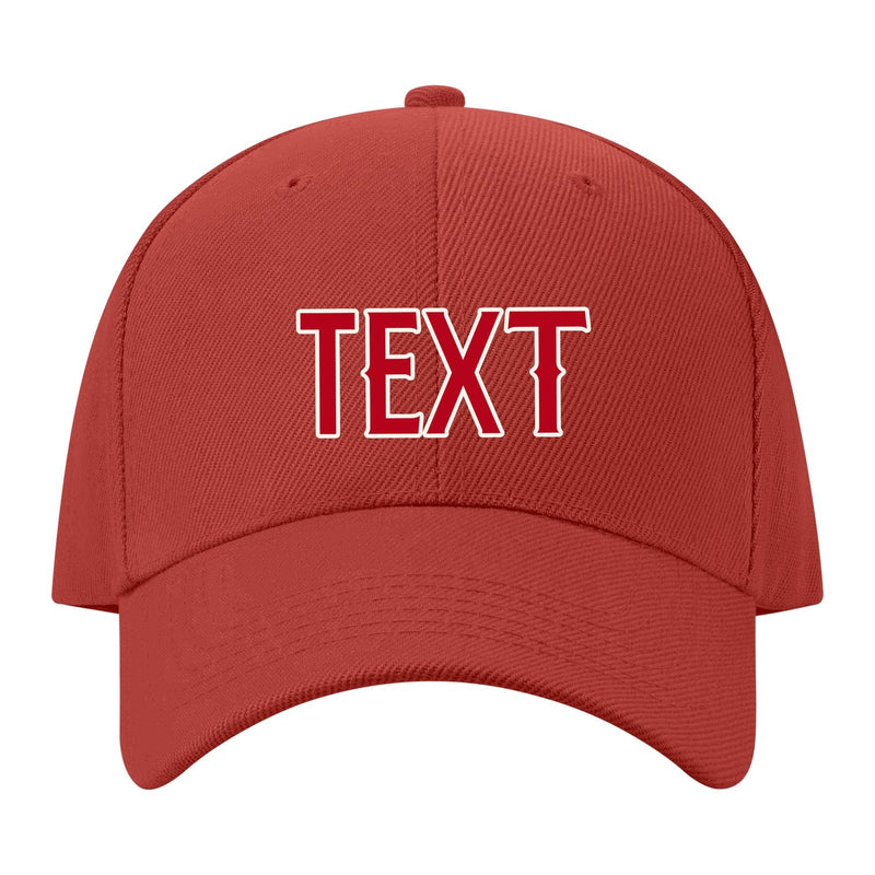 Custom Coral Red Crimson Red Hat 35B21814