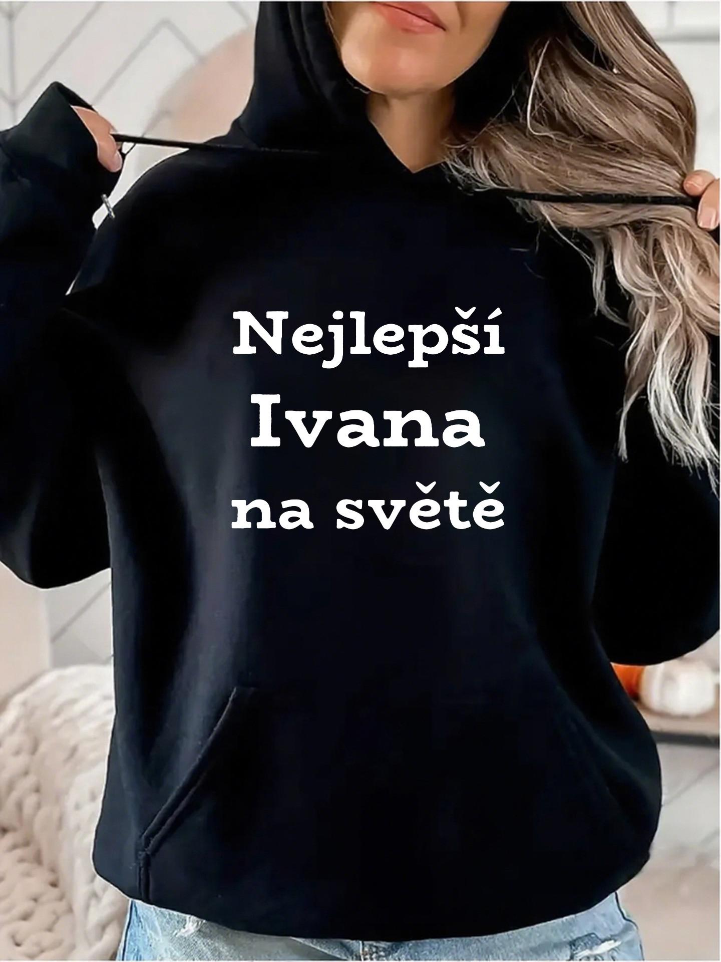 Tailorly Women's Printed Hoodie - Five-Pointed Star Pattern