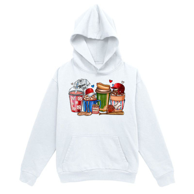 Tailorly Men's Printed Hoodie - Colorful Drinks With Whipped Cream Fruit Straws And Bubbles Beverages
