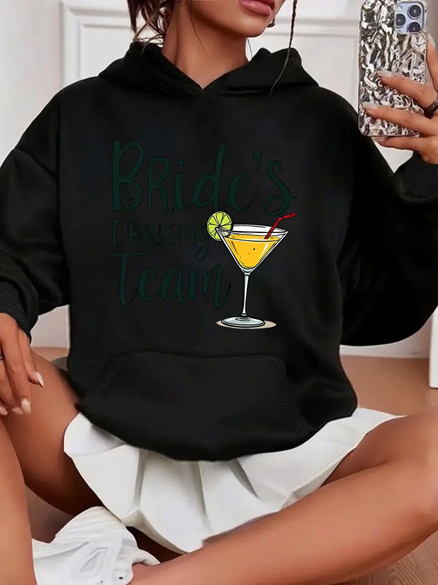 Tailorly Women's Printed Hoodie - Lime Cocktail With Garnish And Icy Margarita Glass