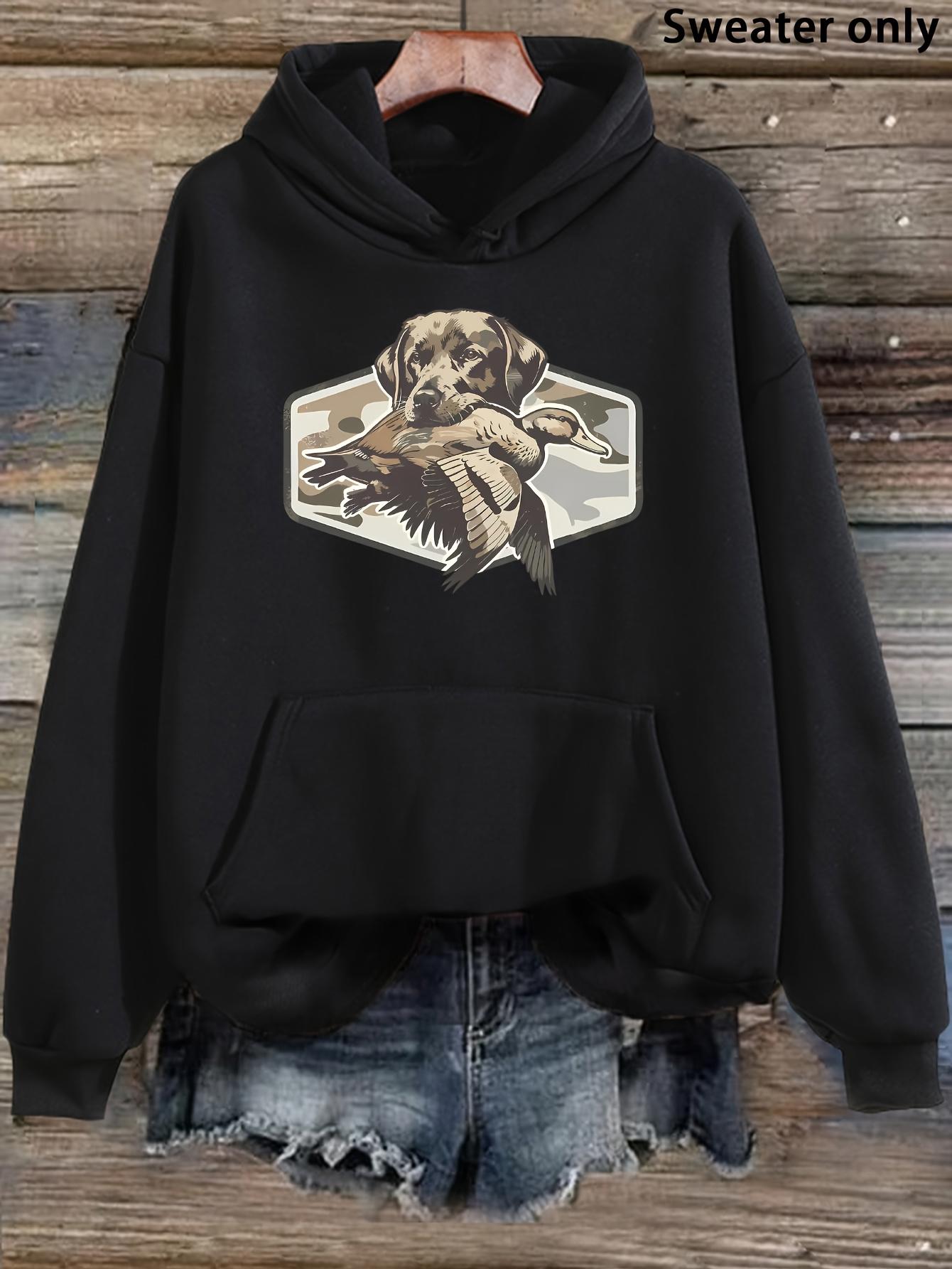 Tailorly Women's Printed Hoodie - Playful Puppy Resting Among Gentle Hands Under Soft Lighting Dog