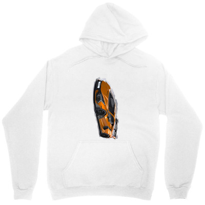 Tailorly Women's Printed Hoodie - Abstract Art With Vibrant Orange And Black Swirling Mask