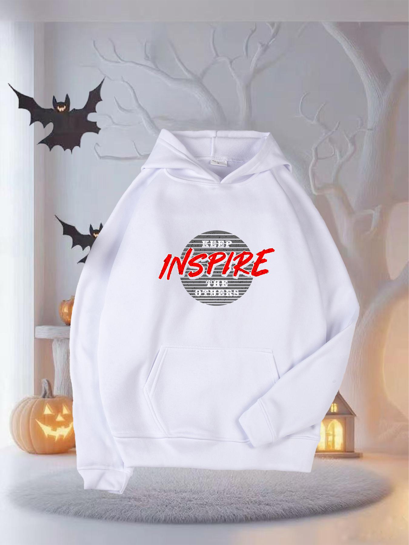 Tailorly Women's Printed Hoodie - Keep Your Dream Alive Inspire With Motivational Text Graphic Hoodie