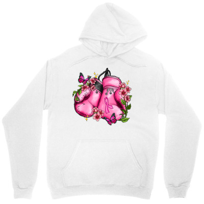 Tailorly Women's Printed Hoodie - Blooming Pink Flowers With Butterfly And Garden Rain Boots