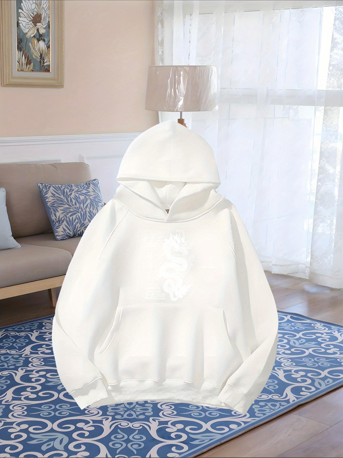 Tailorly Women's Printed Hoodie - Minimalist White Sunlit Room And Simple Cotton Hoodie