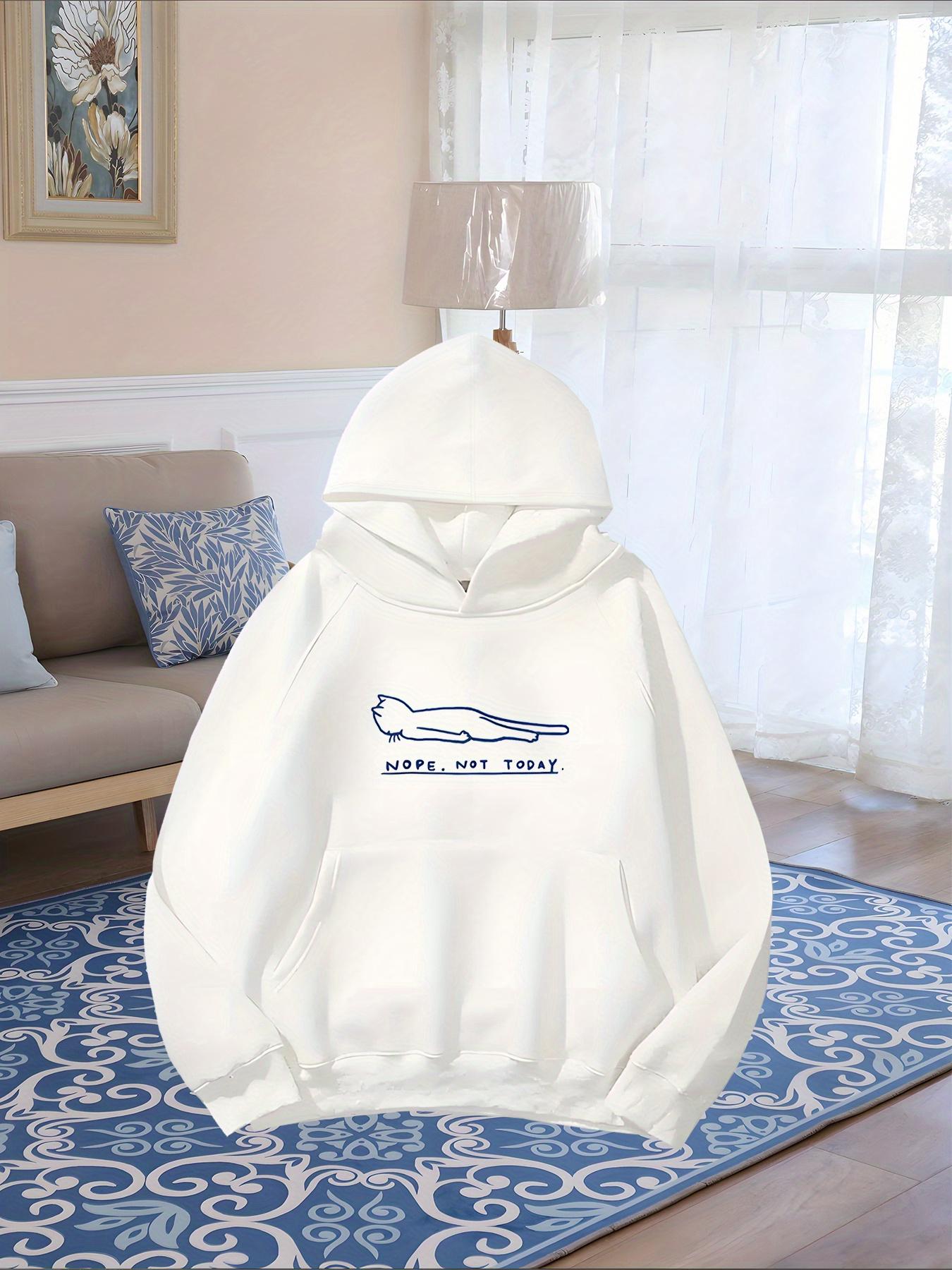 Tailorly Women's Printed Hoodie - Minimalist Blue Outline Jet Plane Design With Clean Modern Lines Hoodie