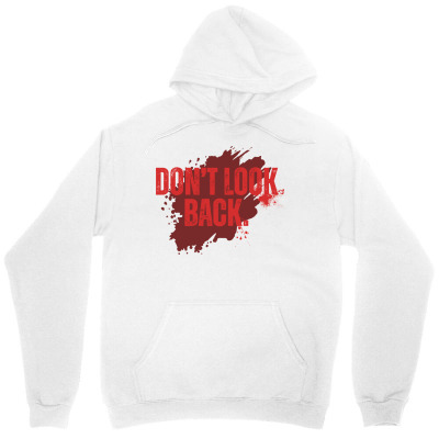 Tailorly Women's Printed Hoodie - Dont Look Back Red Ink Splash Streetwear Hoodie