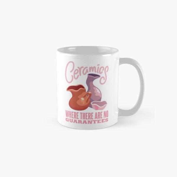 Tailorly White Ceramic 11 oz Mug - Ceramics Where There Are No Guarantees Hand Painted Pottery Vessels With Organic Shapes And Warm Earthy Tones Pottery