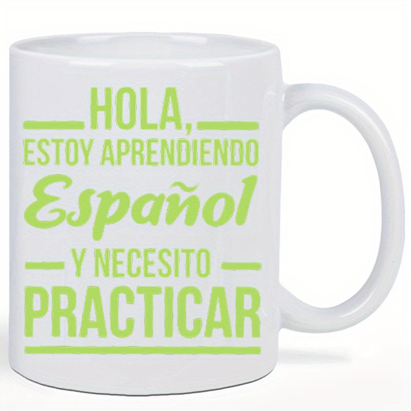 Tailorly White Ceramic 11 oz Mug - Minimalist Typography With Light Green Bars Printed On A