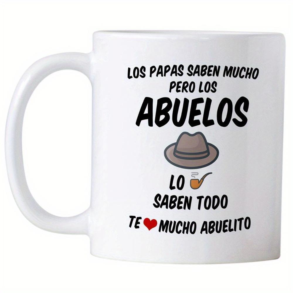 Tailorly White Ceramic 11 oz Mug - Classic Brown Fedora With Smoking Pipe And Small Red Heart Artistic Hat