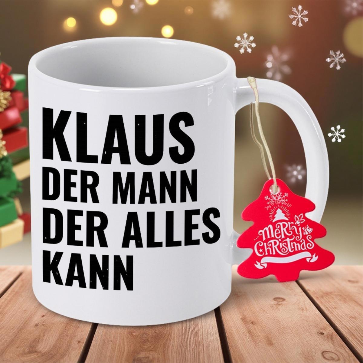 Tailorly White Ceramic 11 oz Mug - Merry Christmas Minimalist White Ceramic Vessel With Bold Black Decorative Block Lettering Mug