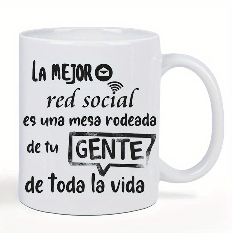 Tailorly White Ceramic 11 oz Mug - Clean White Ceramic Featuring Artistic Black Lettering And Symbolic Icons Mug