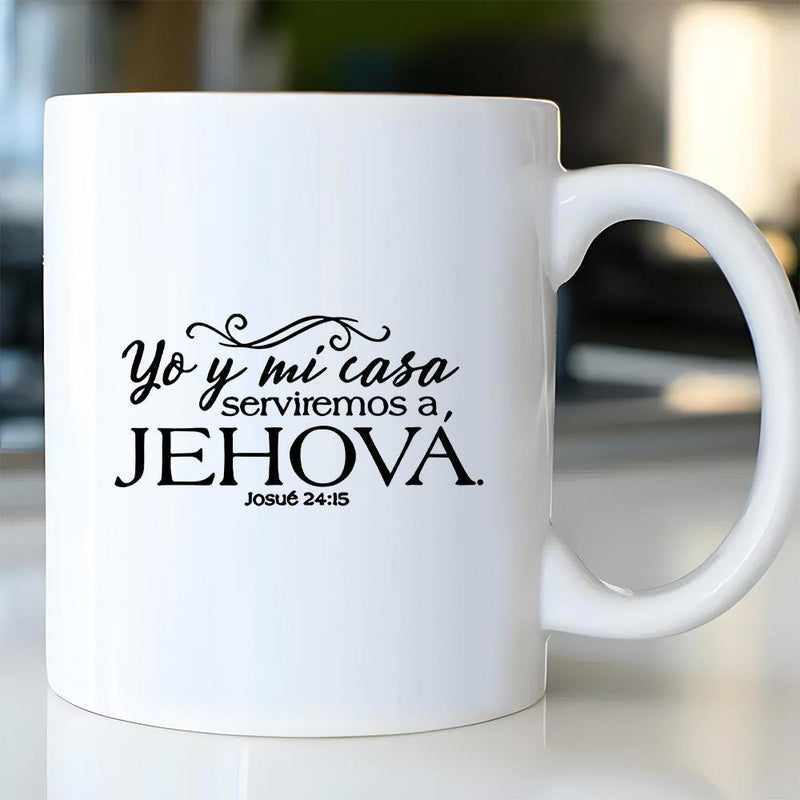 Tailorly White Ceramic 11 oz Mug - Elegant Black Script Typography With Decorative Swirls On