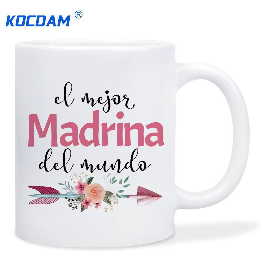 Tailorly White Ceramic 11 oz Mug - Horizontal Bohemian Arrow Adorned With Elegant Pink Flowers And Leaves Arrow