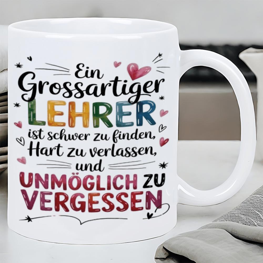 Tailorly White Ceramic 11 oz Mug - Heartfelt Sentiments Displayed On Polished White Ceramic With Decorative Patterns Mug