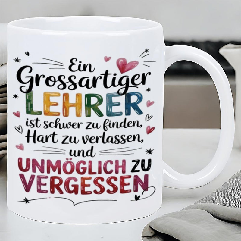 Tailorly White Ceramic 11 oz Mug - Heartfelt Sentiments Displayed On Polished White Ceramic With Decorative Patterns Mug