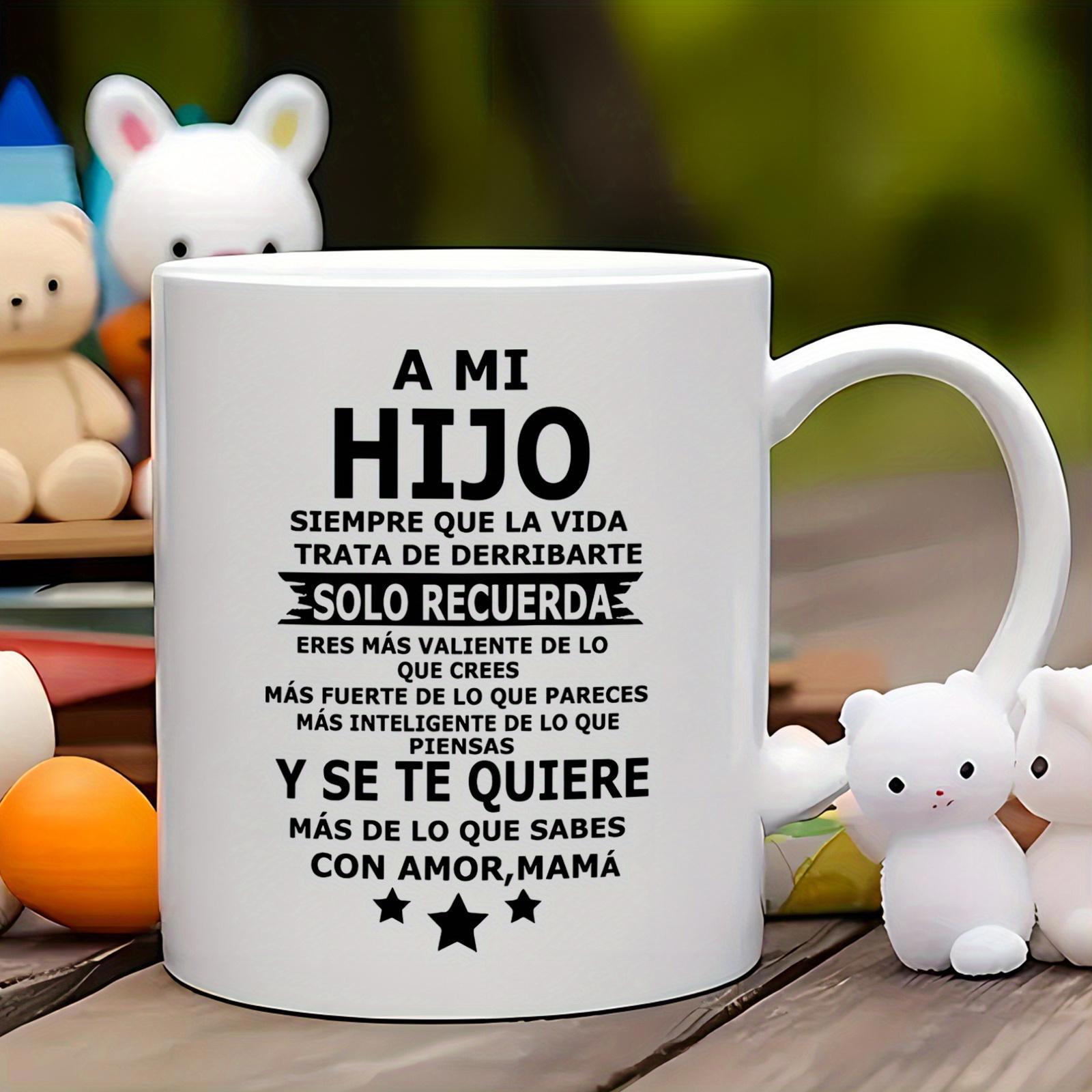 Tailorly White Ceramic 11 oz Mug - Inspirational Sentimental Quotes With Three Small Bold Stars And Linear Decoration Sign